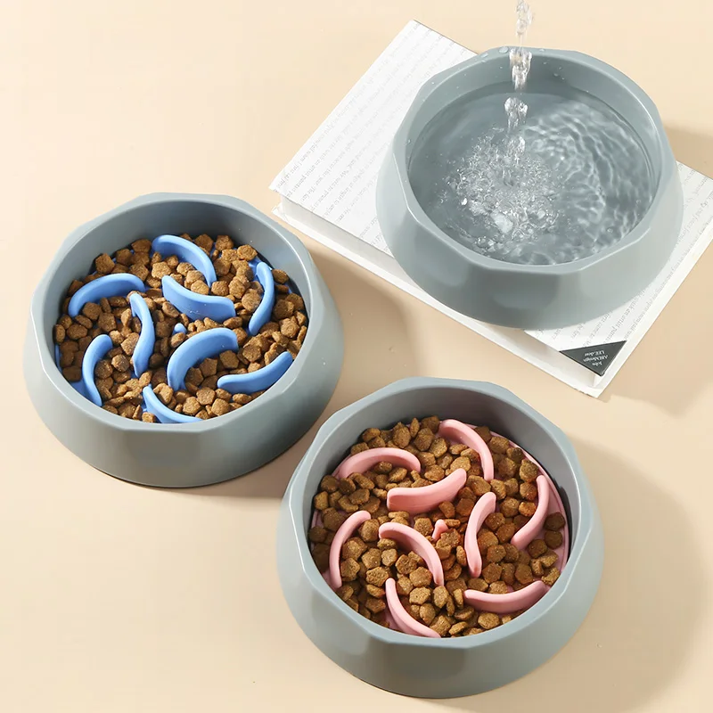 Eco Friendly Silicone Non Slip Pet Slow Eating Drinking Feeding Dog Bowl Mat Bowls Feeders