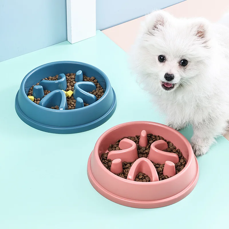 Eco Friendly Silicone Non Slip Pet Slow Eating Drinking Feeding Food Container Mat Dog Pet Slow Bowls Feeders