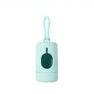 Eco-Friendly Simple Plastic Poop Bag Dispenser with LED Lighted Portable Design Charge Power Source for Pet Waste Disposal