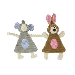 Eco Friendly Soft Stuffed Dog Plush Durable Interactive Chew Toys for Pets Cute Pet Accessories Squeaky Toys