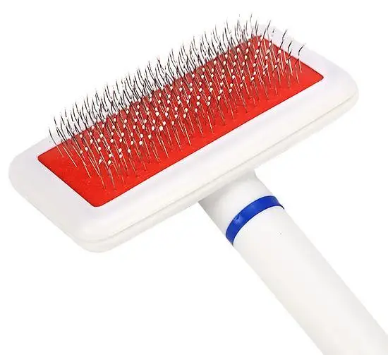 Eco Friendly Stainless Steel Pet Grooming Tools Plastic Pet Slicker Brush Effective Hair Removal for Dogs Cats Small Animals