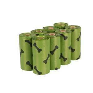 Eco Friendly Stocked Leak Proof Compostable Pet Waste Disposal Bag Biodegradable Dog Poop Bag