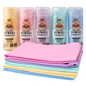 Eco Friendly Super Absorbent Quick Drying Dog Bath Towel Universal PVA Chamois Pet Cleaning Grooming Bathroom Use All