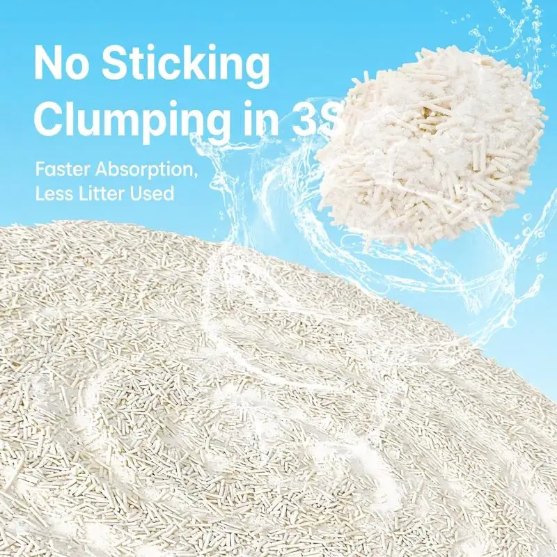 Eco Friendly Tofu and Cassava Cat Litter Dust Free Non Toxic Flushable