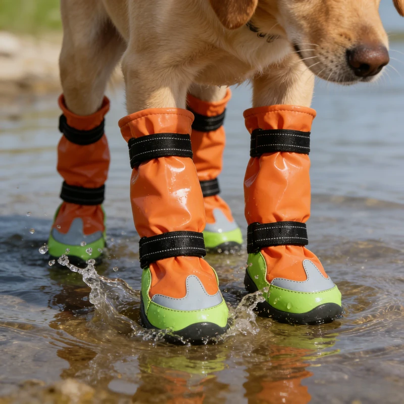 Eco-Friendly Waterproof Breathable Anti-Slip Cute Modern Winter Warm Dog Shoes & Socks for Dogs