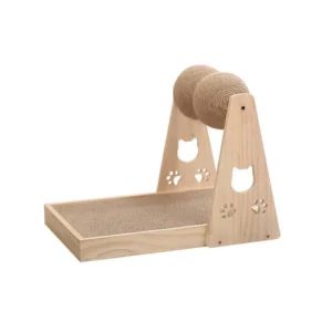 Eco Friendly Wood & Sisal Cat Toys Cat Trees & Scratchers Paws & Tails Pet Supplies