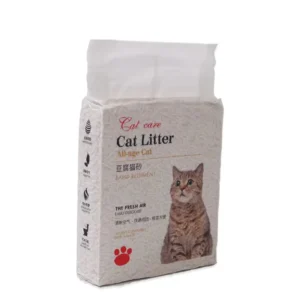Eco friendly Biodegradable and Strong Tofu Cat Litter Flushable Fast Clumping Highly Absorbent and Odor Removing