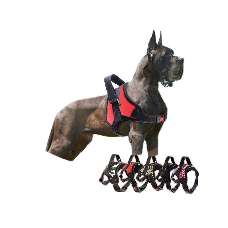Eco friendly Breathable Functional Strong Escape Proof Pet Dog Anti pull Harness for Pets