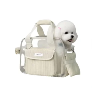 Eco friendly Capacity Pet Carrier Bag Cute Stylish Minimalist Breathable Portable Handbag for Small Dog&Cat On The Go Adventures