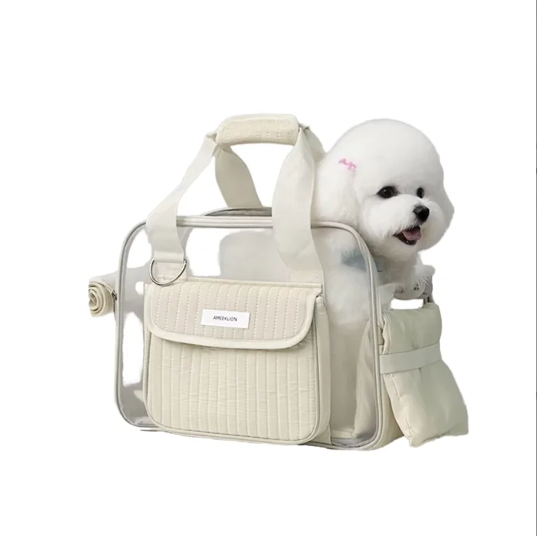 Eco friendly Capacity Pet Carrier Bag Cute Stylish Minimalist Breathable Portable Handbag for Small Dog&Cat On The Go Adventures