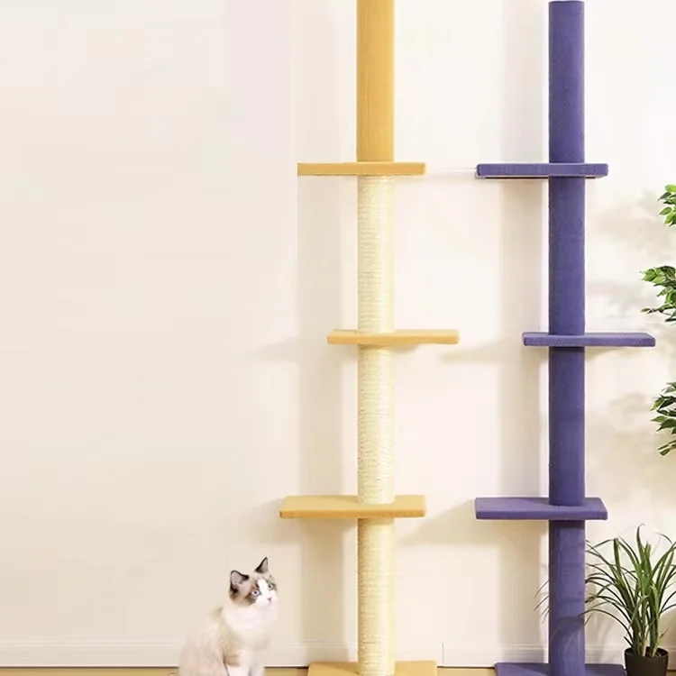 Eco friendly Cat Trees Cat Climbing Frame Pet Supplies Cat Scratcher Climbing Furniture