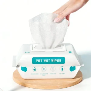 Eco friendly Custom Brand Pet Cleaning Wipes Wet Wipes Daily Cleaning for Cats and Dogs Pet Wipes for Paws Body Butt