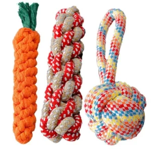 Eco friendly Dog & Cat Teething Resistant Plush Toy Set with 15-35cm Sizes for Small and Medium Dogs and Cats