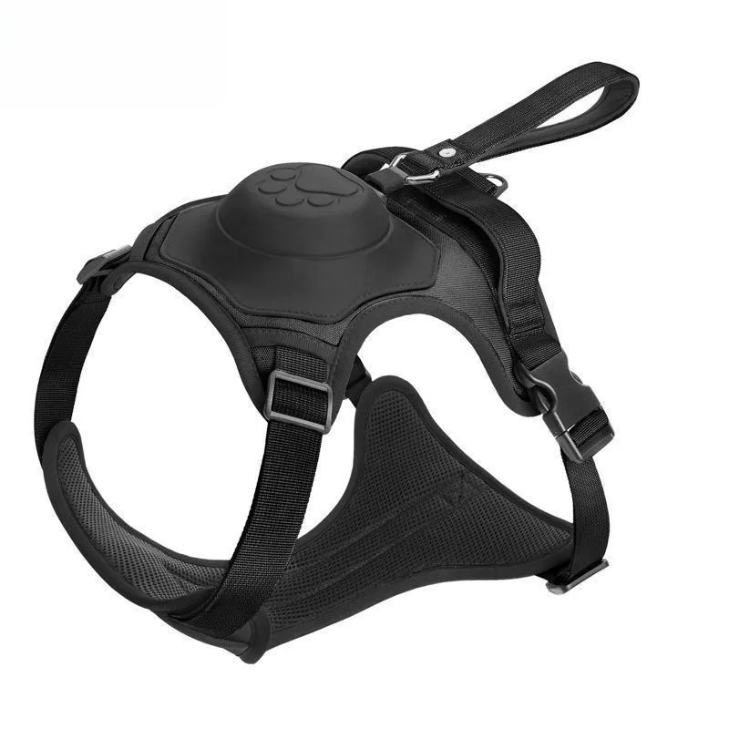 Eco friendly Dog Traction Rope Chest Back Integrated Retractable Walking Vest type Strap Anti break for Medium sized and Large
