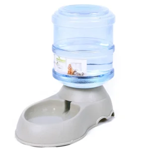 Eco friendly Plastic Gravity Cat Automatic Pet Water Dog Food Feeder
