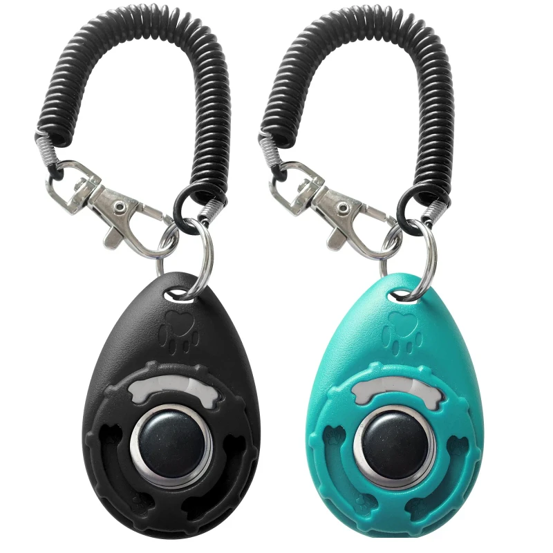Effective Plastic Wrist Strap Pet Training Clicker for Bark Control Dog Training Clickers