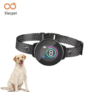Elecpet Anti Barking Dog Training Collar and Remote Control Device for Dogs Stop Barking Tactical Designer