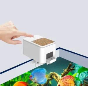 Electric Automatic Fish Feeder Plastic WiFi Timer Feeder Adjustable Auto Fish Food Dispenser for Aquarium Tank