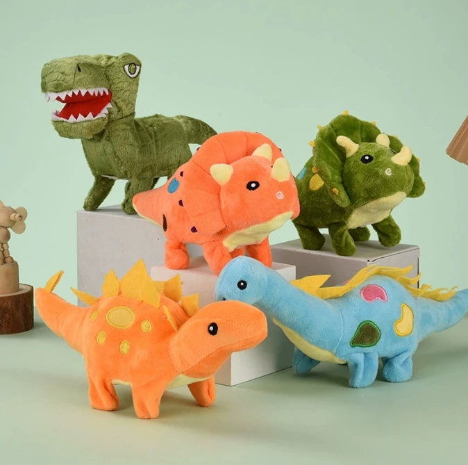 Electric Dinosaur Toy Plush Electronic Pet That Can Bark and Walk