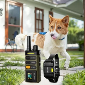 Electronic Bark Collar Rechargeable Dog Training Collar Remote Control Pet Training Supplies