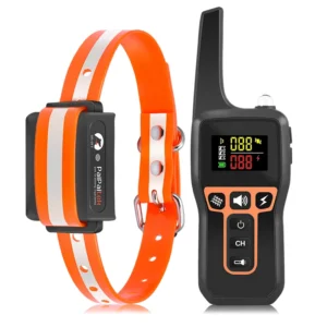 Electronic Bark Training Collar Color Screen Shock Pet Training Products Dog Training Collar with Remote Control