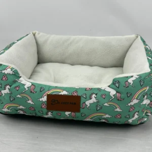 Elevated Orthopedic Dog Bed Faux Fur Round Shape Removable & Washable for Large Medium Small Dogs