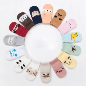 Energetic Breathable Anti Slip 3d Cartoon Cute Dog Cat Animals Pattern Tube Girl Baby Socks