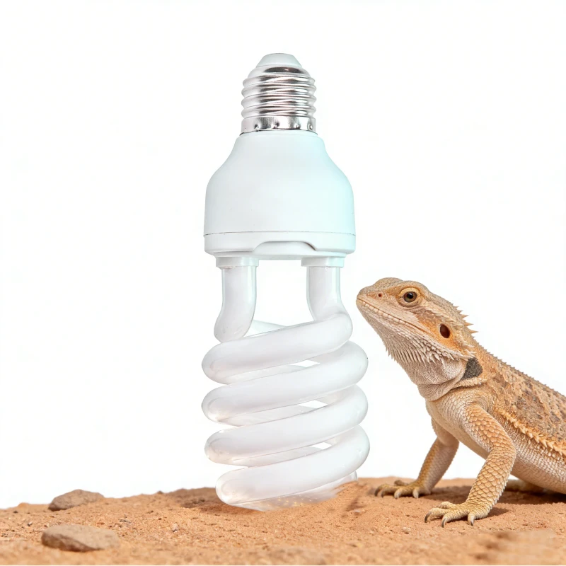 Energy Saving CFL UVB Reptile Light Bulb Spiral UVA UVB Terrarium Basking Lamp 13W 26W E27 UVB 5.0 10.0 for Reptile