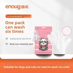 Enoug Yino Sos Pet No Wash Gloves Eco Friendly Fragrance Free Wet Wipes Dry Cleaning Deodorizing Waterless Cleaning 6