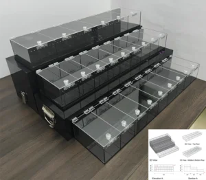 Environmentally Friendly Acrylic PVC Reptile Terrarium Wear Resistant Easy to Assemble Amphibian Supplies