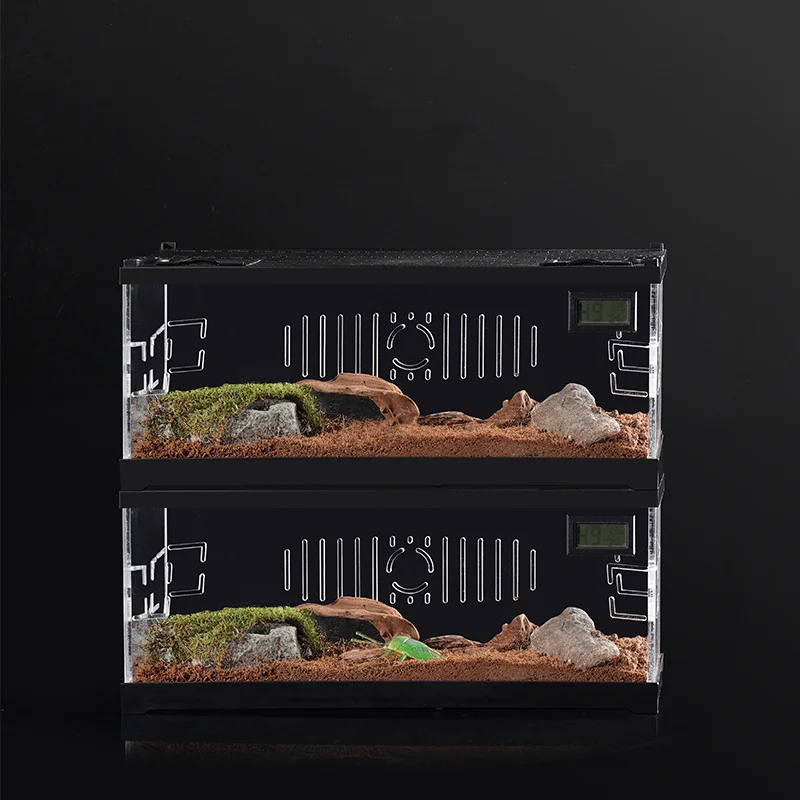 Environmentally Friendly Durable Acrylic Reptile Terrarium & Vivarium 4x2x2 Breathable Cage 120 Gallon Eco Friendly