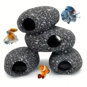 Environmentally Friendly Resin Stone Fish Tank Accessories for Landscaping Aquariums Eco Friendly Aquarium Decor
