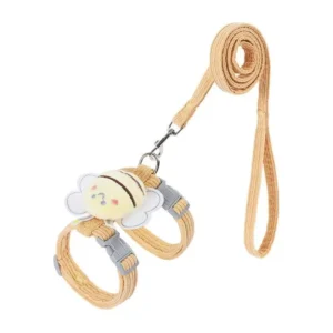 Escape Proof Mesh Cat Harness with Adjustable Reflective Strap for Kitten Outdoor Walking Safety Vest Pet Harness and Leash Set