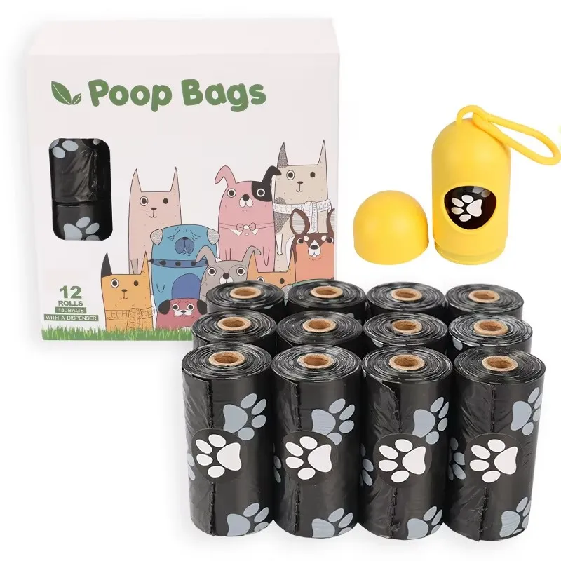 Excrement Cleaning Dog Waste Poop Plastic Garbage Pet Poop Bag Biodegradable