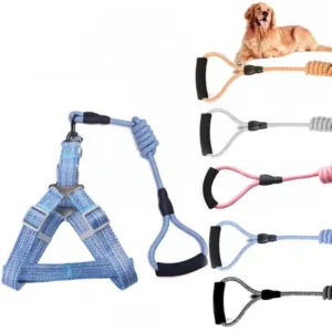 Explosion Proof Dog Leash Pet Chest Strap Medium and Large Dog Adjustable Collar Puppy Outing Accessories