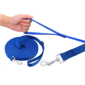 Extend Long Solid Polyester Lace Dog Leash Obedience Recall Training Lead 6 15 20 30 50 100ft Easy Wear