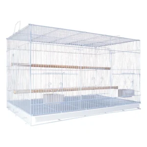 Extra Large Bird Cage Parrots Canary Other Pets 76.5x45x46cm Wrought Iron Birdcage Solid Steel Carrier Outdoor