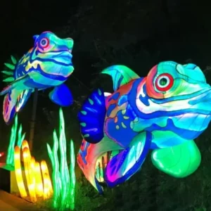 Extra Large Tree Shape LED Iron Aquarium Lantern Decorations for Outdoor Use Diwali & Thanksgiving Photo