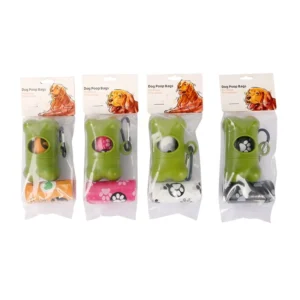 Extra Thick Disposable Biodegradable Pet Poop Waste Bags Leak Proof Compostable Epi Plastic for Dogs and Cats Cleaning