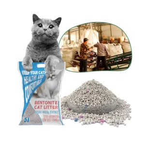 FP 01 Factory OEM ODM Eco Friendly Low Dust Strong Clumping Bentonite Cat Litter Cat Litter