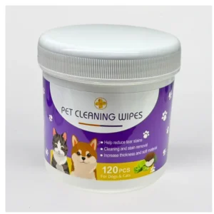 Factory 120pcs Custom Disposable Non Woven Pet Cleaning Wipes Large Small Pets Organic Wet Eye Wipes Eco Friendly