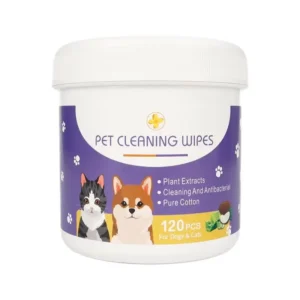 Factory 120pcs Custom Disposable Pet Cleaning Wipes Large Small Pets Organic Wet Eye Wipes Eco Friendly