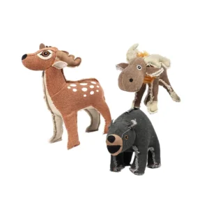 Factory Accepted Custom Simulation Animal Shaped Squeak Pet Toy Bite Resistant Plush Dog Toy for Large Dogs