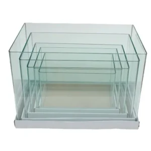 Factory Aquarium Accessories Fish Farming Tank Clear Square Glass Aquariums Customized Glass Desktop Fish Tank
