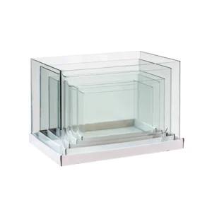 Factory Aquarium Accessories Fish Farming Tank Clear Square Glass Aquariums Customized Glass Desktop Fish Tank