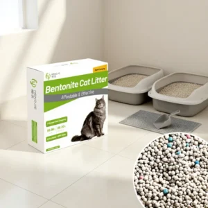 Factory Bentonite Pellet Cat Litter Ball Shape Extra Odor Control Low Dust ISO9001 Certified