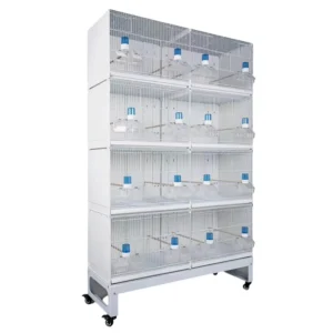 Factory Big Breeding Cage Multilayer Movable Splice Love Bird Cage With Roller Base