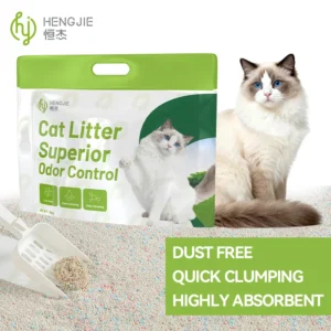 Factory Biodegradable Flushable Eco Friendly Cassava Mixed Cat Litter with Customized Formula