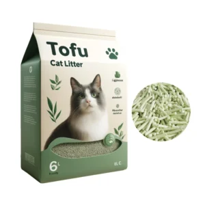 Factory Bulk Price 100% Natural Highly Absorbent Dust Free Fast Clumping Tofu Cat Litter Sand
