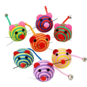 Factory Cat Mouse Toys Cats Accessories Sound Squeaky Toys Pet Interactive Toy with Bell